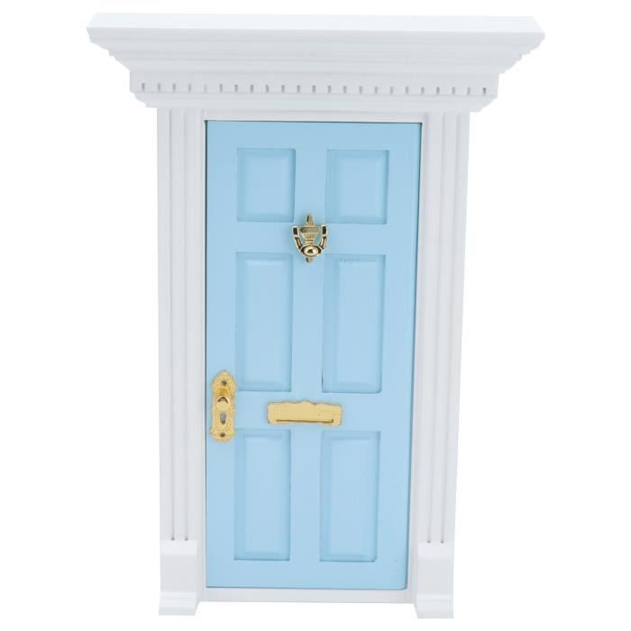 ESTINK Mini porte de maison de poupée 1:12 Partie de Porte de Maison de