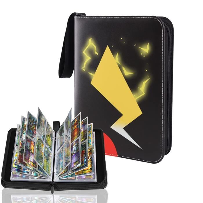 Classeur Pour Cartes Pokmon / Yoto 400 Poches - 50 Feuilles Amovibles -  Portable Avec Dragonne - Protection Anti-UV