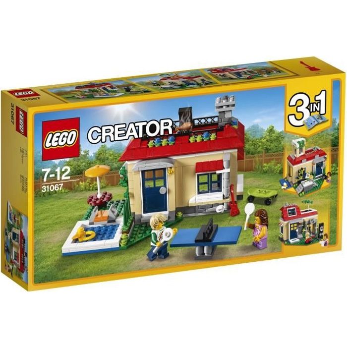 LEGO® Creator 31067 Les Vacances à la Piscine Reconditionné - Lego reconditionné disponible sur Cdiscount Seconde Vie