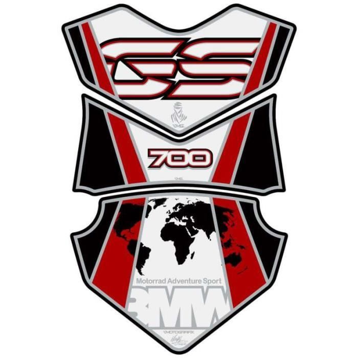 Motografix Protection de r/éservoir 3pcs Tribal Rouge