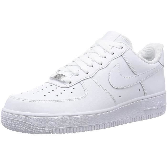 Chaussure Nike Air Force 1 Low Blanche Homme AF1 Airforce ...