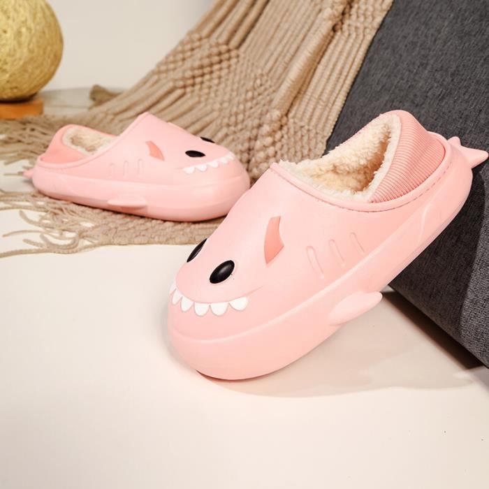 Chaussons D'hiver En Peluche Pour Femme - Dessus Synthétique Doux, Semelle Antidérapante - Design Chat Mignon, Confortable Pour La Maison