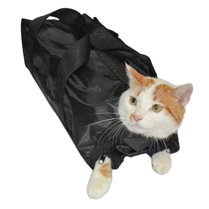 Chat Toilettage Sac Contention Chats Nail Clipping De Nettoyage Fournitures Pour Animaux Avec Museau Porte Monnaie Cdiscount Bagagerie Maroquinerie