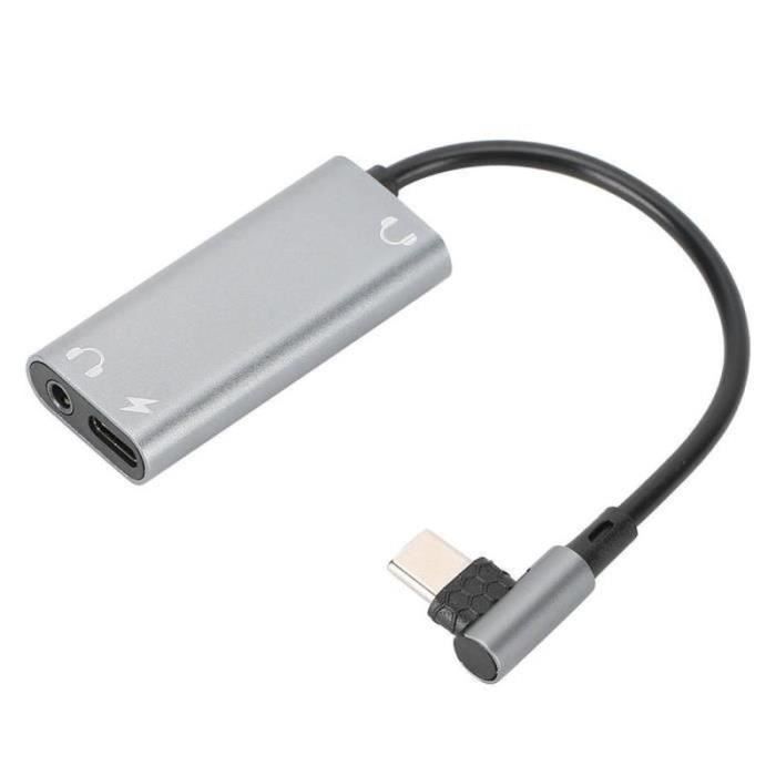 IVIVTOR Adaptateur De Casque USB-C – 2 En 1 100W Charge Rapide Et Convertisseur Audio 35 Mm Pour Tlphones De Type C