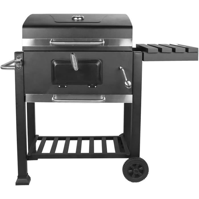 Barbecue à Gaz Tidyard 4+1 Brûleurs - 27200 BTU - Thermomètre - Housse Incluse - Jardin