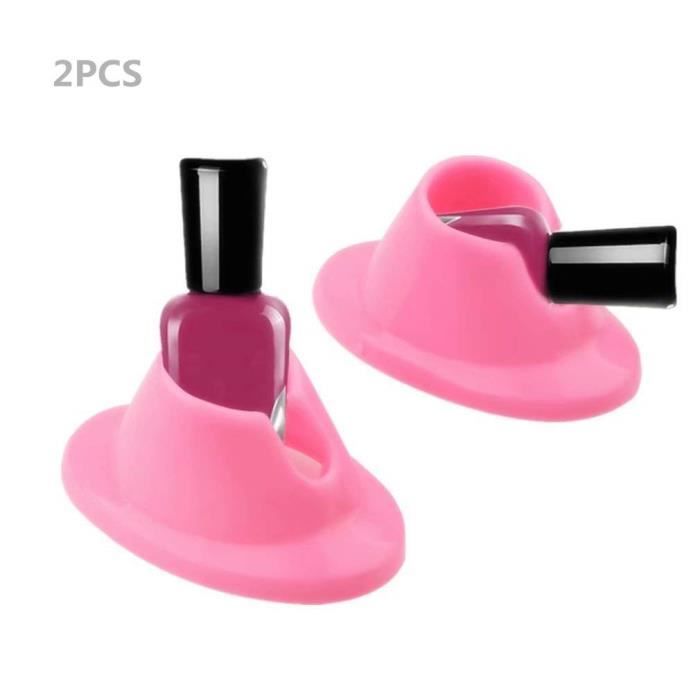 Porte-bouteille Vernis à Ongles Rotatif 360° - Silicone - Neuf Dans Emballage - 15,5x6 Cm