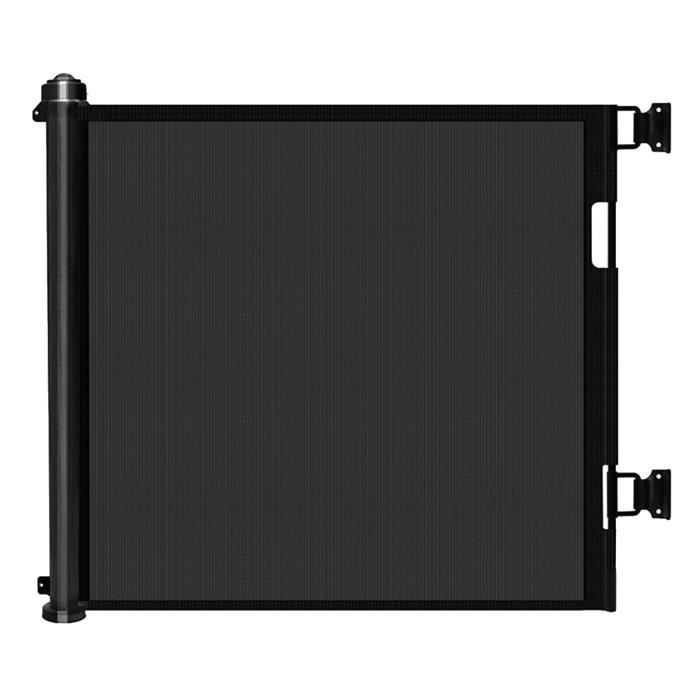 SINBIDE Barrière De Sécurité Extensible Rétractable de 0 à 180 cm, Pour escalier de bébé ou Animaux, Portes d'Escalier, NOIR