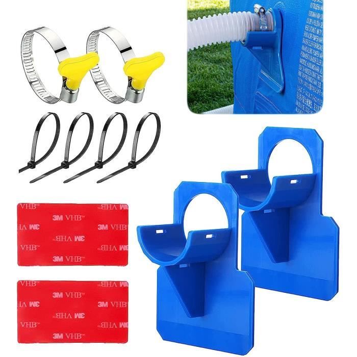 2 Pièces Support de Tuyau de Piscine, Supports de Tuyau pour Piscine 2 Pièces Support de Tuyau de Piscine, Supports de Tuyau pour Piscine