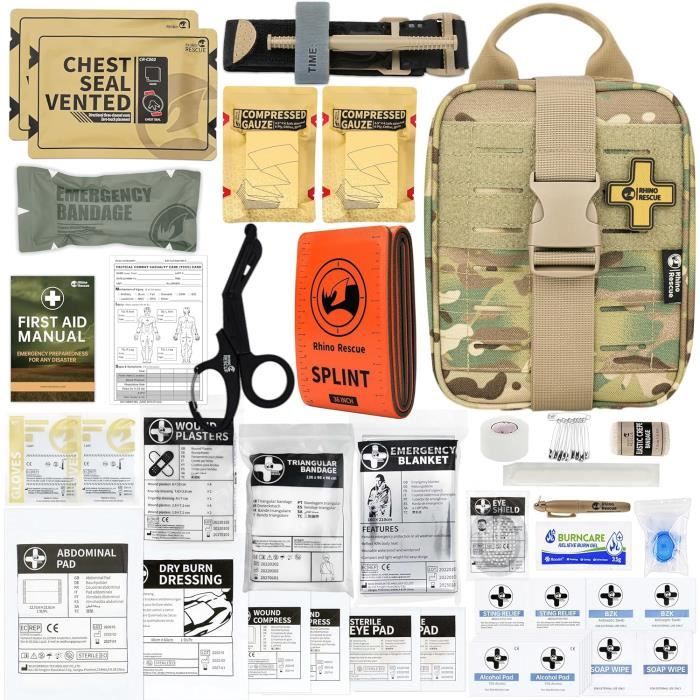RHINO RESCUE IFAK - Kit Di Pronto Soccorso Tattico – Controllo Emorragie E Gestione Vie Aeree - 2