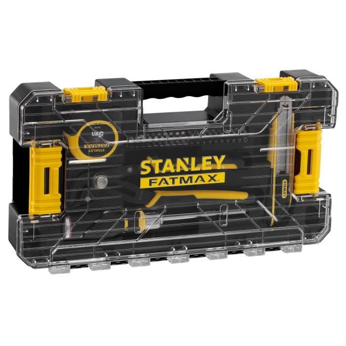 Coffret Multi-Compo STANLEY FATMAX Stakbox L - 44 Pièces - Outils Mixtes