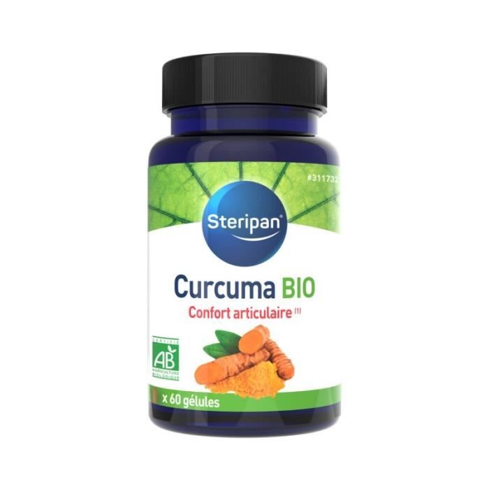 Complément Alimentaire Curcuma BIO - Steripan - Phytothérapie - 60  Comprimés - Cdiscount Santé - Mieux vivre