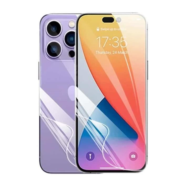 TMahhbid [2 Pcs] Arriere Films De Protection D'écran En Hydrogel Pour IPhone 16 Pro Max (6.9 Pouces), [HD] Film De Protection En Transparent TPU Souple