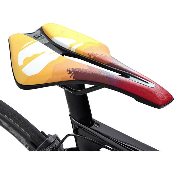 Selle Vélo Boloromo Gel Respirant Ultra Léger Noir 30x20cm Pour Scott