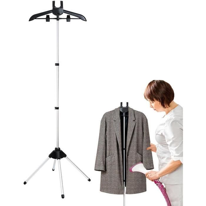 Support Réglable Et Pliable Pour Défroisseur Vapeur - Inclut Gant, Dépelucheur Et Sac De Rangement Porte Vêtements Repassage Vapeur