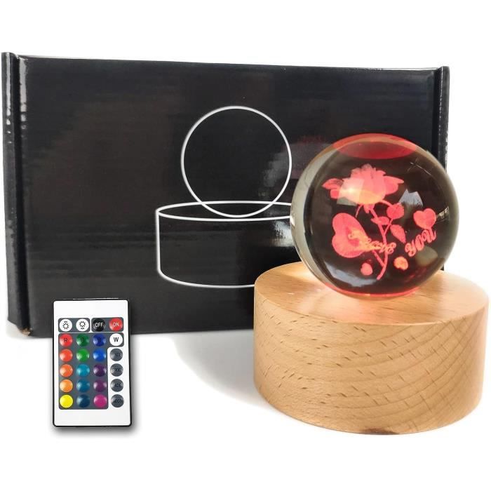 Boule à Neige Musicale Château - LED Veilleuse - Automatique - Cadeau Enfant Noël/Anniversaire