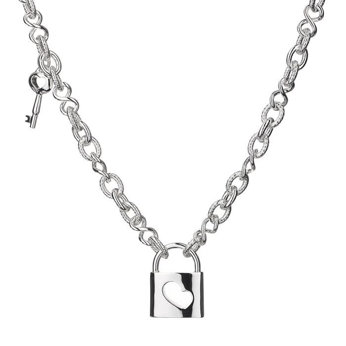 Lot De 3 Colliers Chaîne Avec Breloque - Métal Argenté, Occasion Bon état