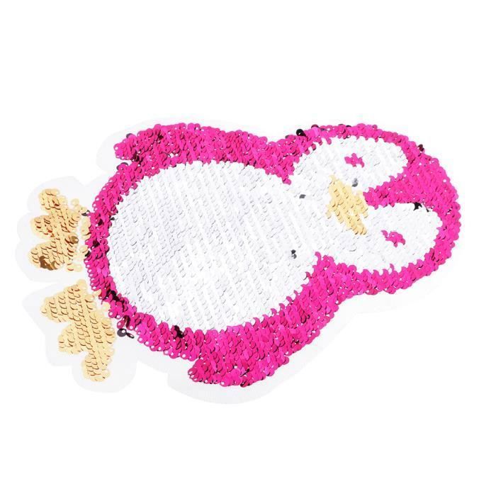 Sweat à Capuche Fille Justice - Pingouin Chill Out 6 - Gris - Fourrure Douce Paillettes - Neuf Avec étiquette