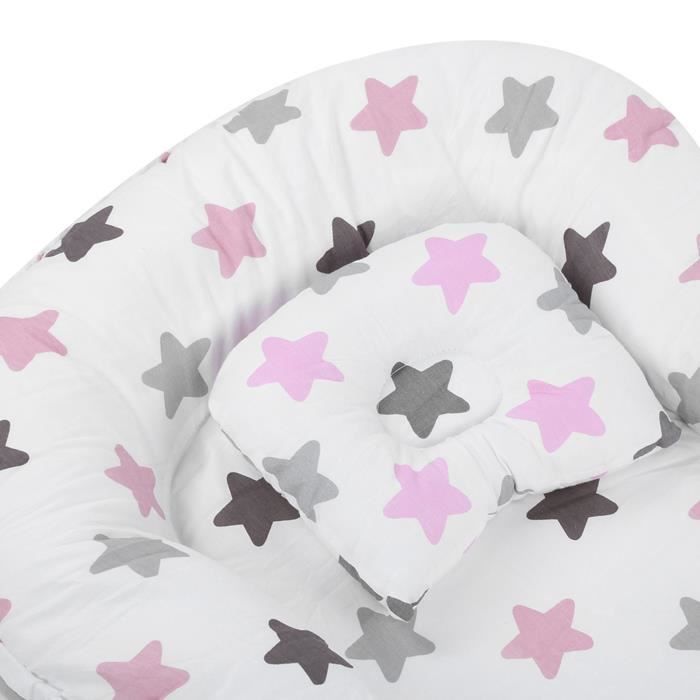 Chaise longue pour bébé Chaise Longue de Bébé Lit de Nid de Bébé Pliable Portable Lit de