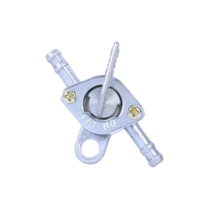 Lanceur Pocket Quad Interrupteur Robinet Carburant Pour Mini Moto 47/49cc - Argent, Coupe-circuit Pratique Vanne Carburateur 47cc