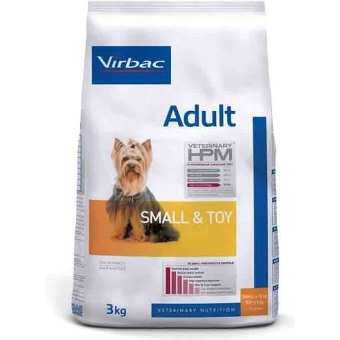 Meilleurs prix pour Croquettes virbac adult dog small & toy sac 3 kg