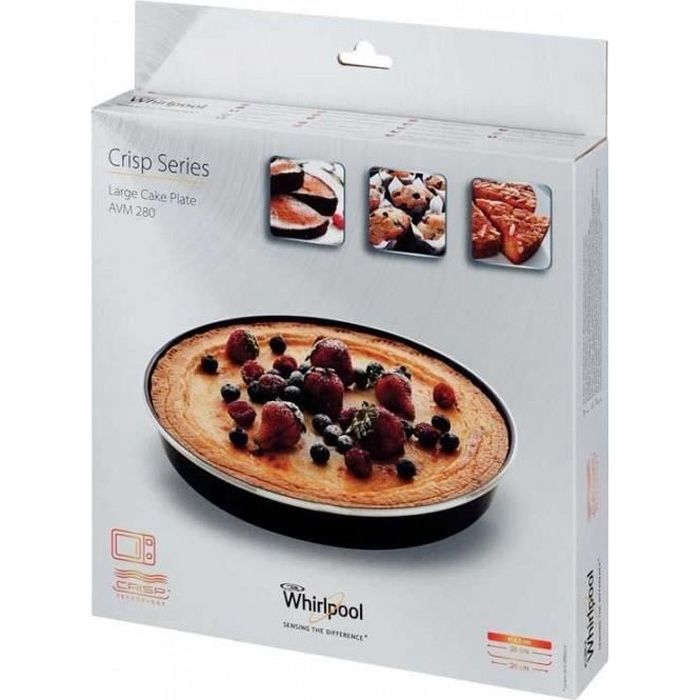 MOULE CRISP 26 CM AVM 280 POUR MICRO-ONDES WHIRLPOOL *Modèles d'appareil concernés : 480131000082 AV