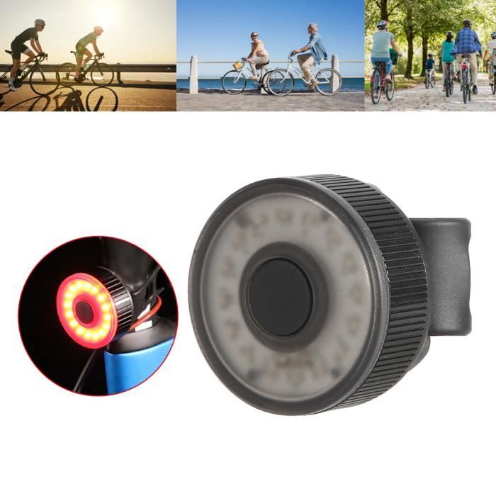 Feu Arrière Vélo LED USB Rechargeable - Lampe Sécurité Étanché IPX Étanche Pour Vélo Nuit