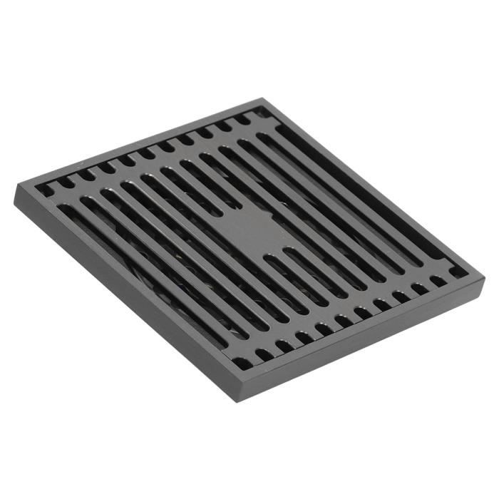 Siphon Sol Acier Inox 105x105/50 - Pour Douche Et Salle De Bains