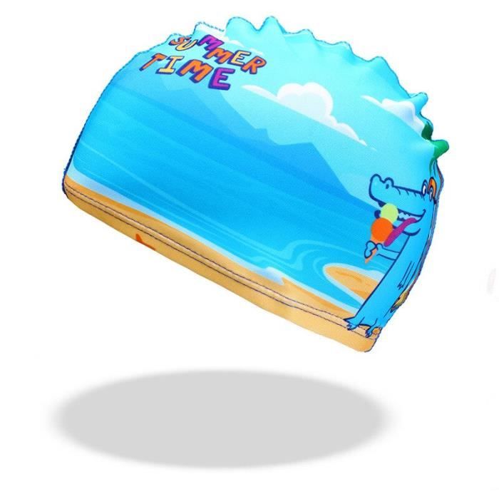 Bonnet De Bain Requin Pour Enfants - En Silicone Souple - Imperméable Et Confortable - Pour Piscine Et Natation - Taille Unique à Partir De 3 Ans - 6