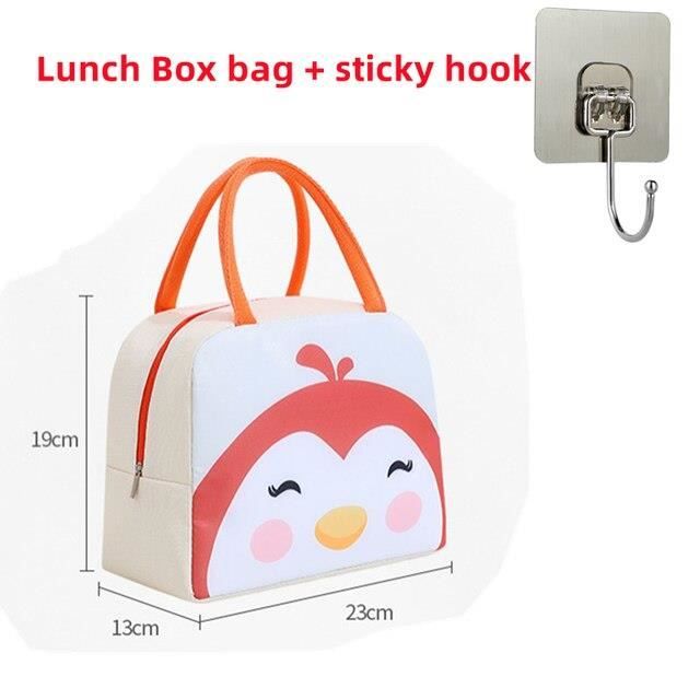 LUNCH BOX,H3lunch box sac isotherme Boîte à déjeuner en forme de