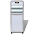 Refroidisseur d'air-Climatiseur mobile portables umidificateur cooling ventilateur 120 W 15 L 648 m3-h-1
