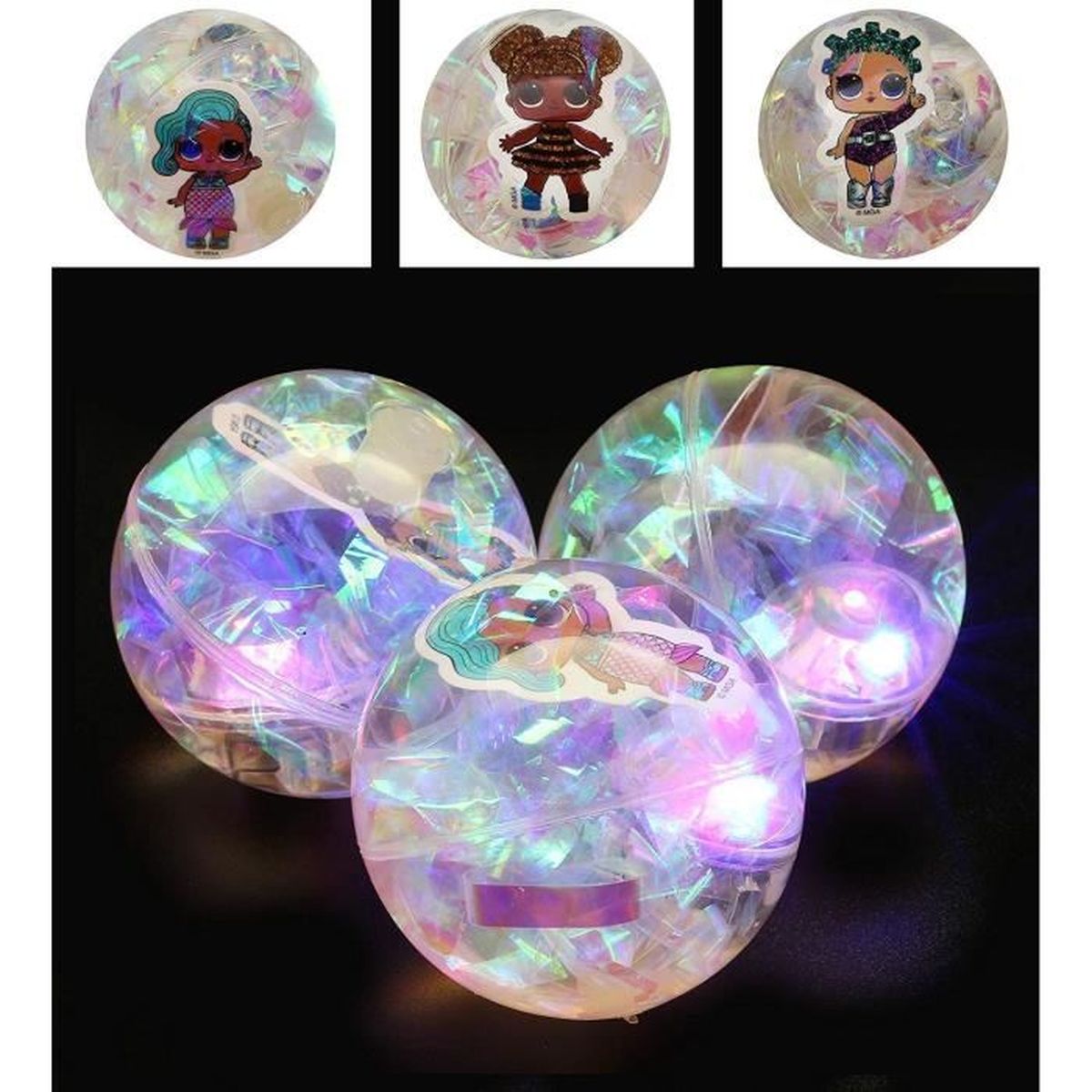 lol surprise light up glitz ball