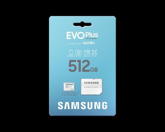 Carte memoire MICRO SDXC Samsung Evo Plus 512 Go UHS I V30 A2 Application jusqu a 160MB s nouvelle arrivee 2024 Cdiscount Appareil Photo