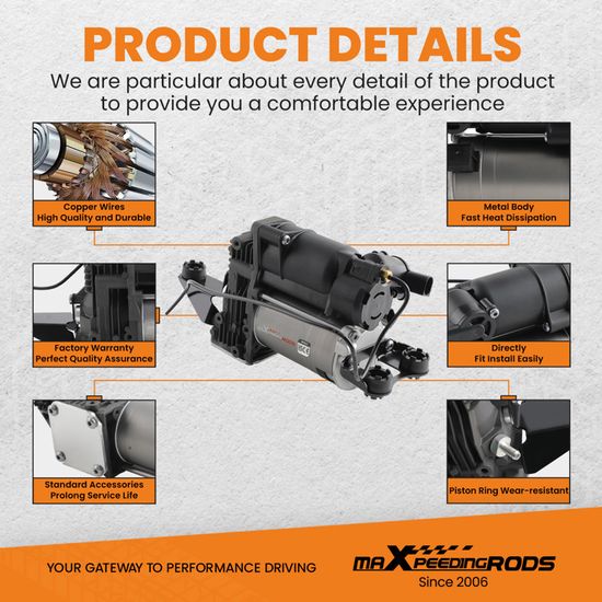 Compresseur De Suspension Pneumatique Pour BMW Série 5 E61 (2004-2010) - MaXpeedingrods