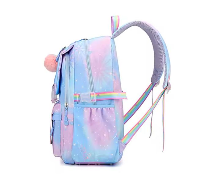 Mybagstory Sac à Dos Gabby Rose Et Bleu Pour Fille - Cartable Maternelle 29cm Avec Bretelles Réglables
