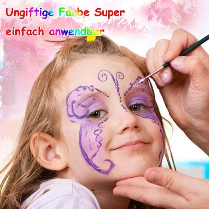 Maquillage Enfants Peinture Corporelle pour Le Visage 15 Couleurs F
