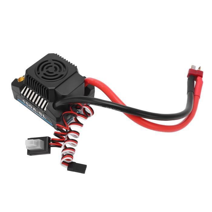 Amdohai 120A ESC Sans Balais avec 4-6S 5A/5.8V BEC pour Moteur Sans Balais 3660/3670/3674 1/8