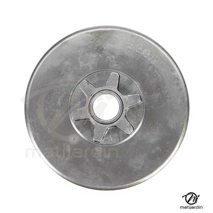 Pignon à Bague Pour Tronçonneuse Dolmar 3/8". 7 Dents. Hauteur Cloche