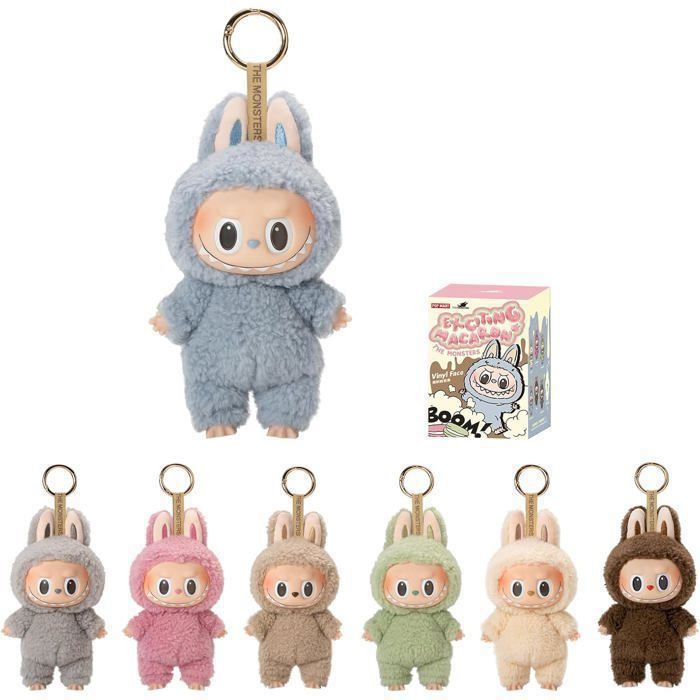 ぬいぐるみ The monsters macaron labubu toffee Peluches - POP MART - Labubu Macaron - Multicolore - 15 cm