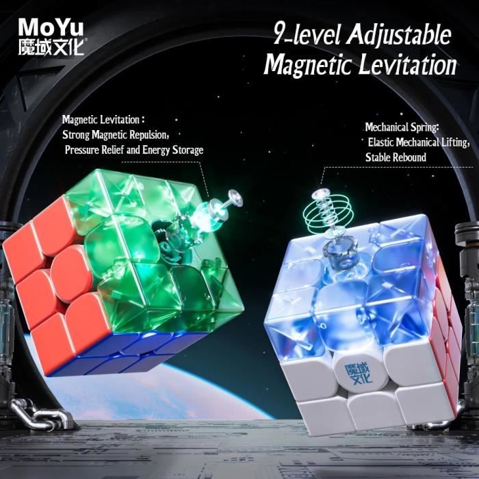 Magnétique Moyu Weilong WRM V9 Ball Core UV 3Bery Speed Cube