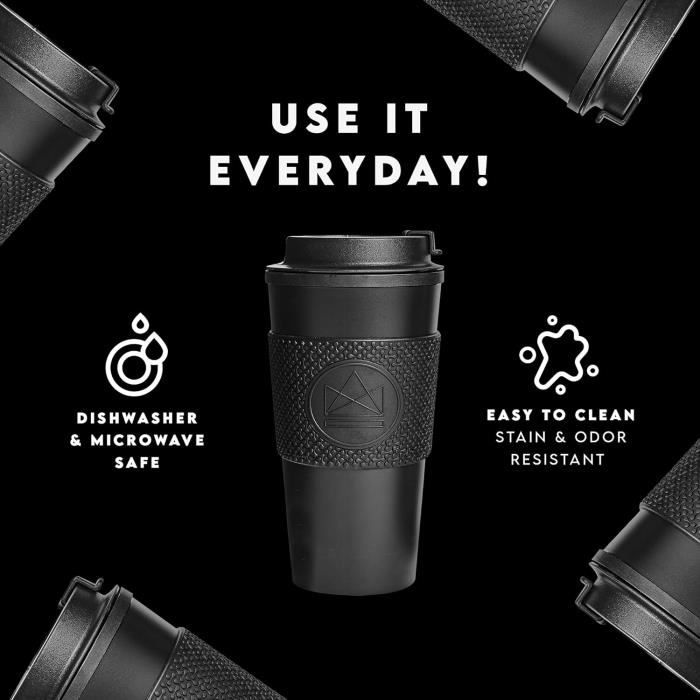 350Ml Mug Isotherme De Voyage Thermos Cafe Acier Inoxydable Travel Mug