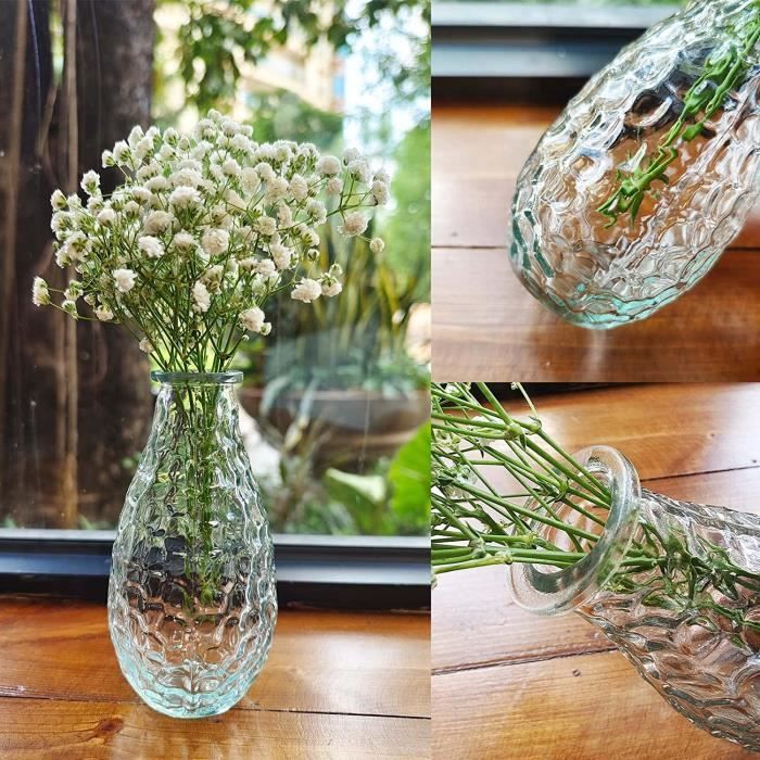 Petit Vase Verre Fleur Decoratif: 12Pcs-3Ensembles Turquo Vintage Mini Vase  Aesthetic Etroit Pot Fleurs Interieur Decoration[x416] - Cdiscount Maison