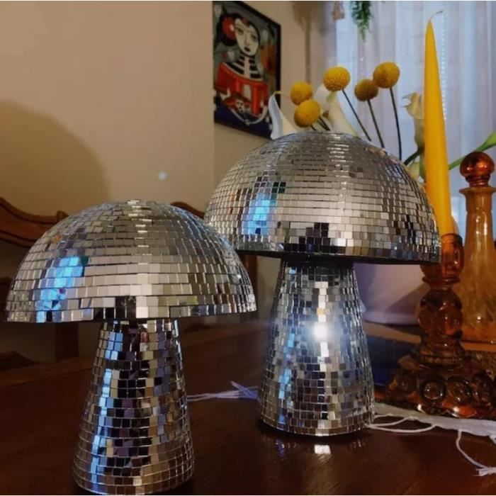 Boule Disco Suspendue En Forme De Nuages - Décoration De Fête Réfléchissante - 31x15x11 Cm, Chaîne De 40 Cm - 10
