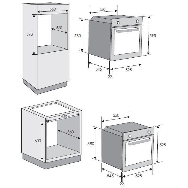  FCS245X-Four électrique encastrable-Convection2