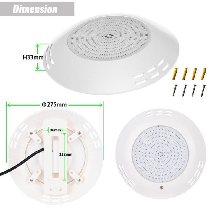 LyLmLe Projecteur Piscine LED, 35W Lampe Piscine Extra-Plats LyLmLe Projecteur Piscine LED, 35W Lampe Piscine Extra-Plats