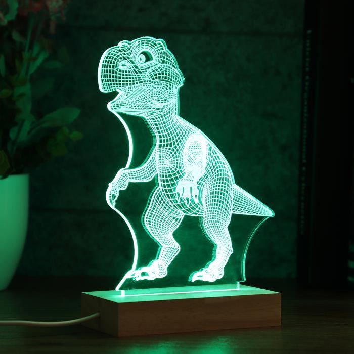 TEMPSA 3D moto Lampe LED Ampoule illusion Sculpture Lumière Cadeau  veilleuse 7 couleurs - Cdiscount Maison