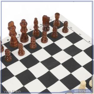 PXRLMYF Jeu D'Échecs,Chess Game Échiquier Rollable,Portable Tapis D' échecs Jeux Accessoires pour Adulte Enfants échecs, Noir et Blanc, 23 x 15 x 0,5 cm