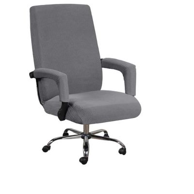 MagiDeal Housse De Chaise Pivotante Extensible Rouge - Protection Pour Bureau Et Salle à Manger