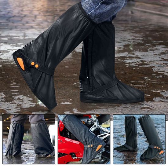 4 Paires Surchaussures Imperméables VIDSTW - Lavables Et Antidérapantes - Pointure 38-46 - Pour Pluie, Neige, Boue