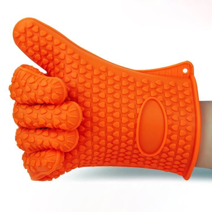 Gant Et Manique - Limics24 - Cuisine Anti Chaleur Four Oven Mitts Gloves  Gants Isolants Épais Longue Mitaine - Cdiscount Maison