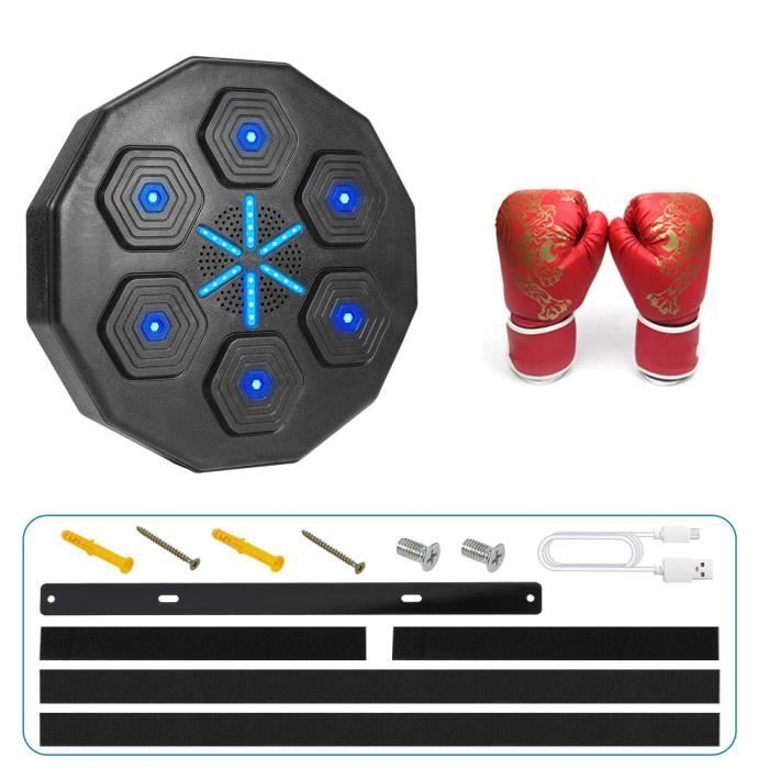 Machine de boxe musicale, Machine avec chargement USB et connexion  Bluetooth, équipement de coussinets de boxe+Gants pour enfants - Cdiscount  Sport